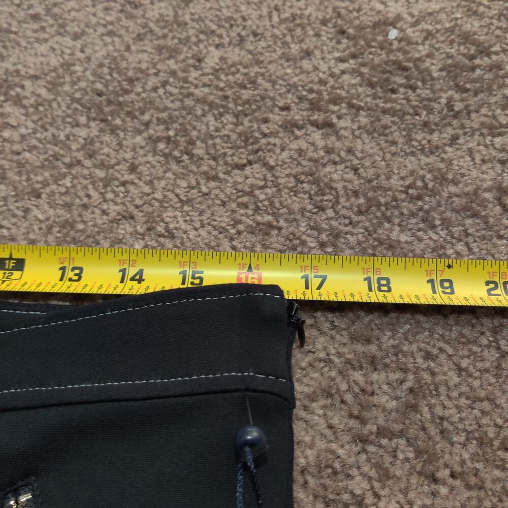 NWT Tommy Hilfiger Leggings Women's 12 Stretch Active Pants Black White ( New ) - Picture 9 of 11